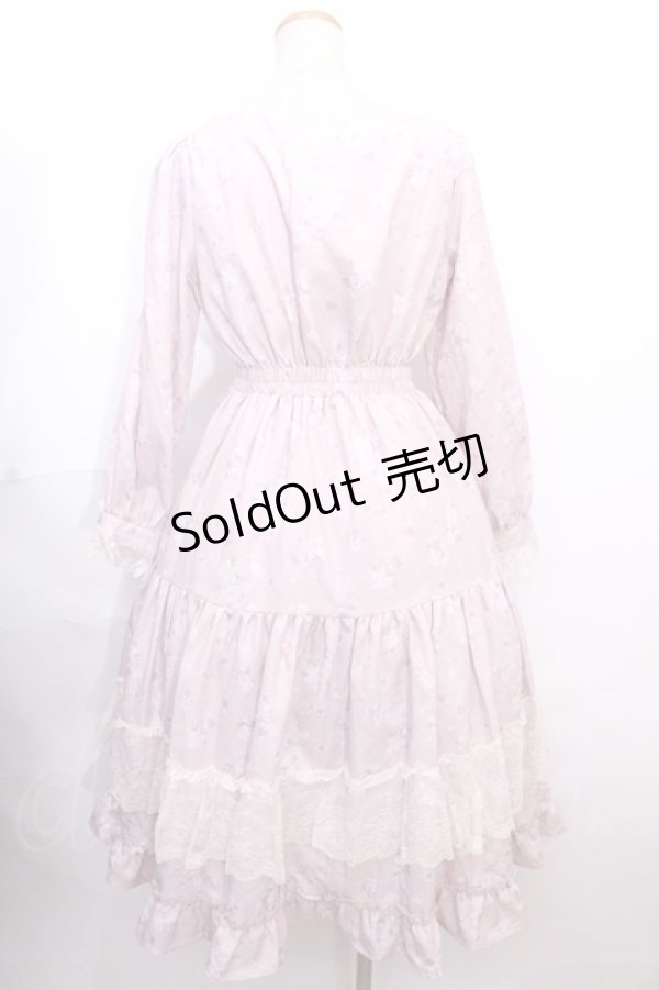 画像2: axes femme / SAKURAティアードワンピース F ピンク Y-24-12-12-080-AX-OP-SZ-ZI (2)