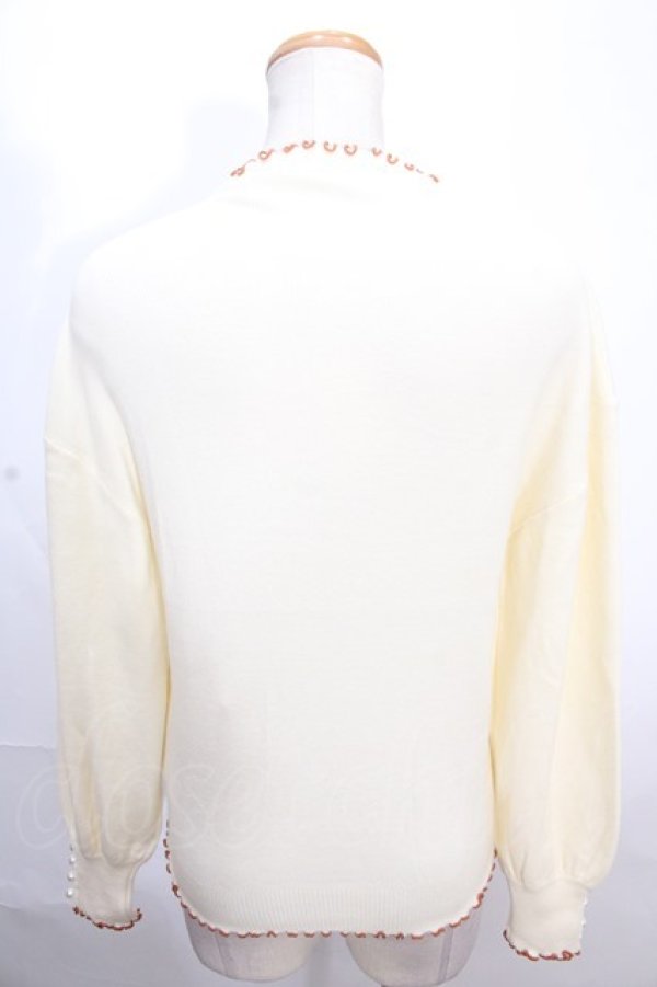 画像2: axes femme / ウオッシャブルメローニット  キナリ Y-24-12-12-017-AX-TO-SZ-ZT193 (2)