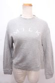 画像1: MILK / MILK トレーナー  グレー Y-24-12-12-044-ML-TO-SZ-ZT304 (1)