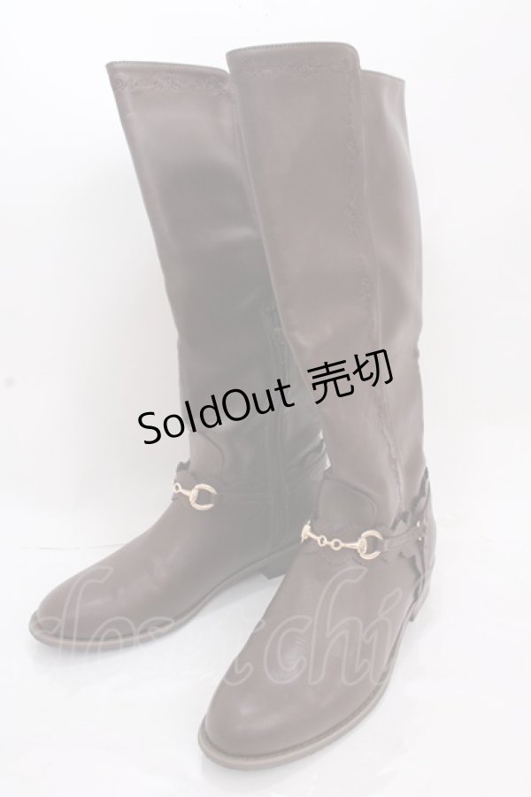 画像1: axes femme / レースアップブーツ L 茶 Y-24-12-13-057-AX-SH-SZ-ZY (1)
