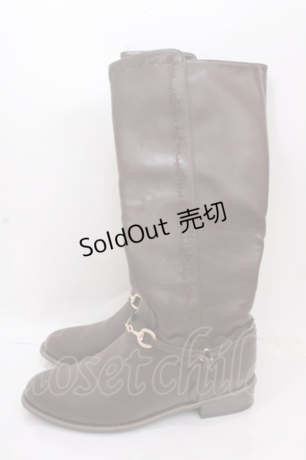 画像2: axes femme / レースアップブーツ L 茶 Y-24-12-13-057-AX-SH-SZ-ZY (2)