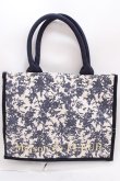 画像1: Maison de FLEUR / フラワープリントバック   Y-24-12-13-037-LO-BG-SZ-ZT-K012 (1)