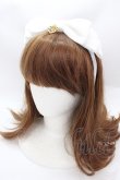 画像1: BABY,THE STARS SHINE BRIGHT / Ruban de No?l Neige別珍リボンカチューシャ   Y-24-12-15-116-BA-AC-SZ-ZY (1)