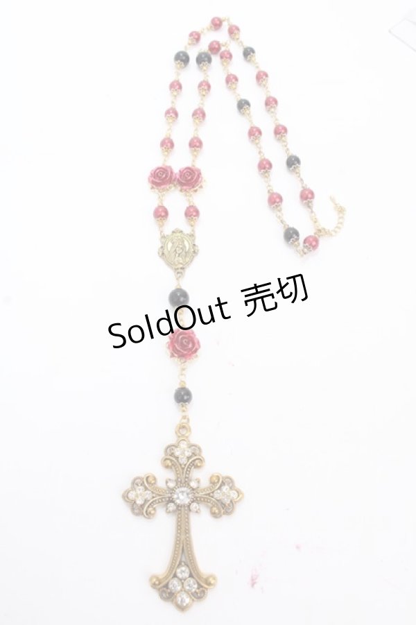 画像2: Estrellas / 薔薇のロザリオネックレス  ゴールド Y-24-12-15-017-EL-AC-SZ-ZY (2)