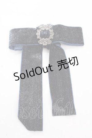 画像: 星箱works / スカーレットステラ リボンクリップ  ネイビー Y-24-12-15-050-PU-AC-SZ-ZY