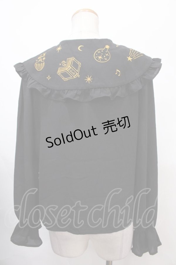 画像2: axes femme kawaii / 【Disney】ファンタジア/ブラウス M 黒 Y-24-12-21-043-AX-BL-SZ-ZH (2)