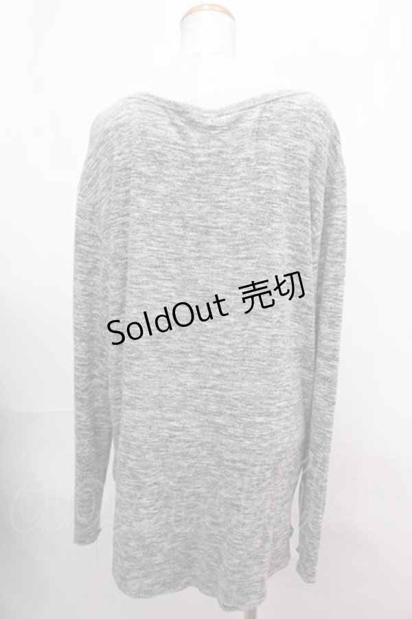 画像2: NieR Clothing / 刺繍カーディガン F グレー Y-24-12-21-082-PU-TO-SZ-ZS (2)