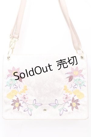 画像: 【SALE】axes femme / ベロアショルダーバッグ  ピンク Y-24-12-21-017-AX-BG-AS-ZTK010