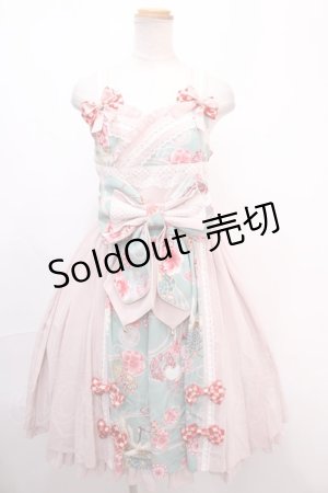 画像: metamorphose / 花鳥風月-乙女のはなごろも-プリーツジャンパースカート   Y-24-12-21-109-ME-OP-SZ-ZY