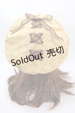 画像: axes femme / レースアップベレー  イエロー Y-24-12-21-033-AX-AC-AS-ZY