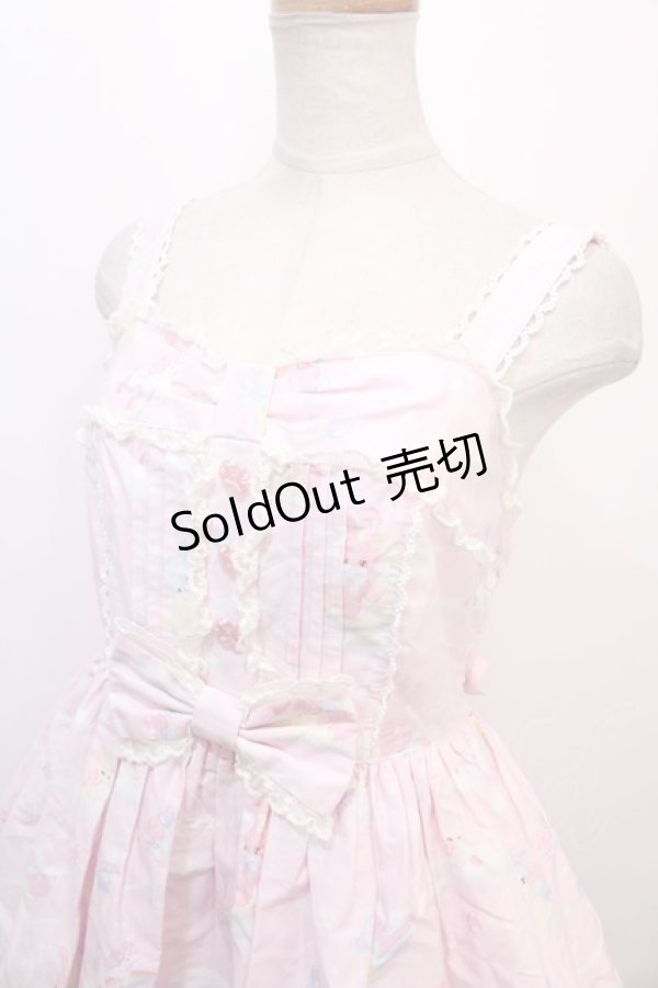画像3: Angelic Pretty / Dream Fantasy胸リボンジャンパースカート  ピンク Y-24-12-23-062-AP-OP-SZ-ZY (3)