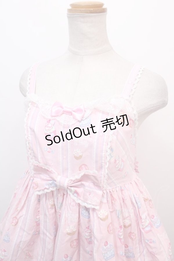 画像3: Angelic Pretty / Whip Factory ジャンパースカートSet  ピンク Y-24-12-23-065-AP-OP-SZ-ZY (3)