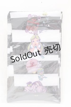 画像: metamorphose / Disney Alice in Wonderlandプリントオーバーニー  黒 Y-24-12-25-001-ME-ZA-SZ-ZY