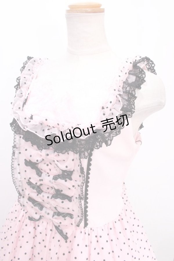 画像3: Angelic Pretty / Dreamy Dolce Ribbonジャンパースカート  ピンク Y-24-12-25-037-AP-OP-SZ-ZY (3)