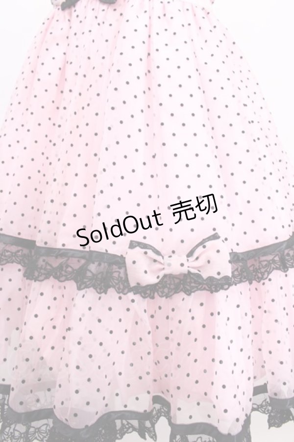 画像4: Angelic Pretty / Dreamy Dolce Ribbonジャンパースカート  ピンク Y-24-12-25-037-AP-OP-SZ-ZY (4)