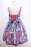 画像2: Angelic Pretty / Ice Cream Parlorジャンパースカート  青 Y-24-12-25-046-AP-OP-SZ-ZY (2)