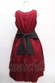 画像2: axes femme kawaii / 牡丹刺繍チャイナジャンスカ  ワイン Y-24-12-28-073-AX-OP-SZ-OS (2)