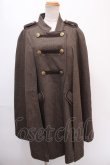 画像1: axes femme / ナポレオンマント風コート  茶 Y-24-12-28-097-AX-CO-SZ-ZT-C062 (1)