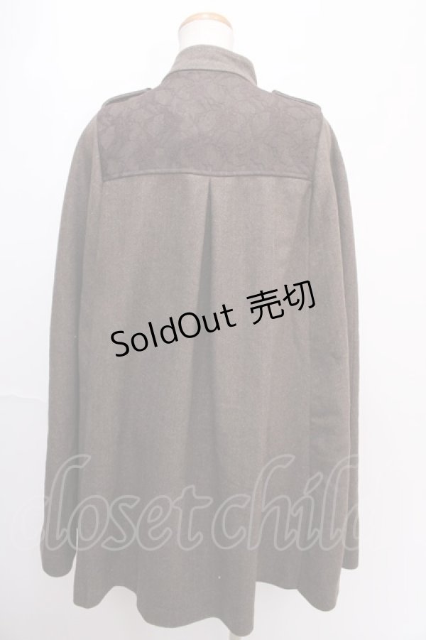 画像2: axes femme / ナポレオンマント風コート  茶 Y-24-12-28-097-AX-CO-SZ-ZT-C062 (2)