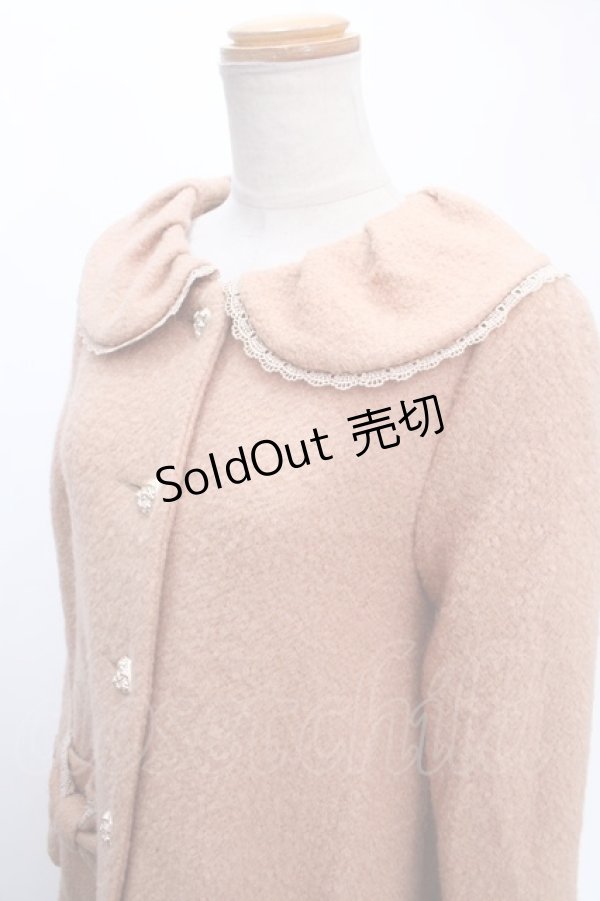 画像3: 【SALE】Dear Celine / COATハートボタン丸襟コート  ブラウン Y-24-12-28-109-LO-JA-SZ-ZT-C062 (3)