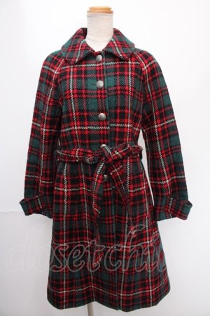 画像: Jane Marple / Big Tartan コート M グリーン Y-24-12-29-049-JM-CO-SZ-ZT-C004
