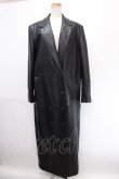 画像1: Melt the lady / leather like trench coat F ブラック Y-24-12-29-050-PU-CO-SZ-ZT-C034 (1)