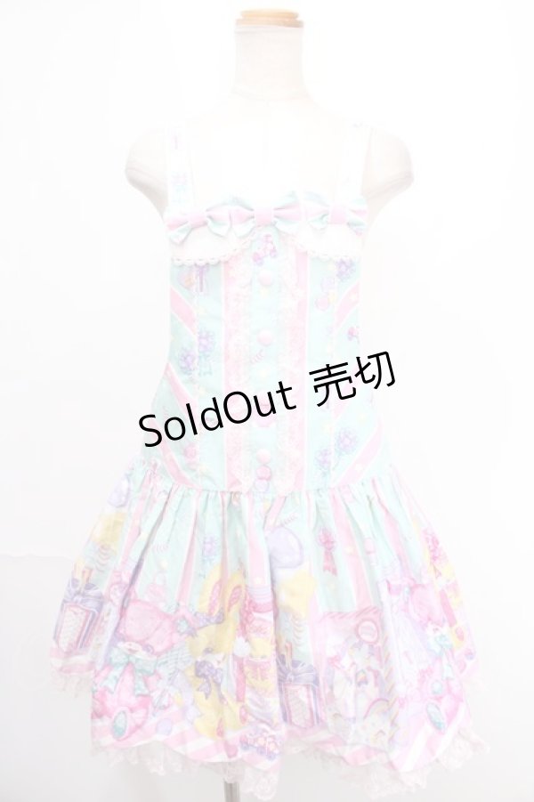 画像1: Angelic Pretty / Toy Doll Boxサロペット  ミント Y-24-12-29-029-AP-OP-SZ-ZY (1)