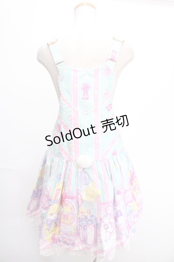 画像2: Angelic Pretty / Toy Doll Boxサロペット  ミント Y-24-12-29-029-AP-OP-SZ-ZY (2)