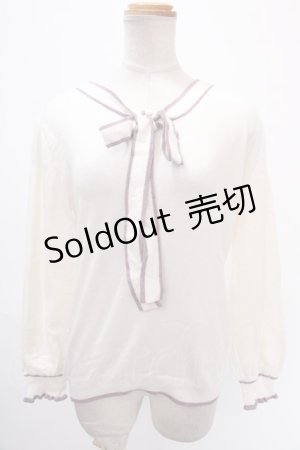 画像: axes femme / ボウタイニット M 生成り Y-25-01-01-064-AX-TO-SZ-ZT312