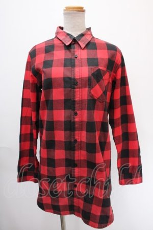 画像: JURY BLACK / チェックシャツ  赤 Y-25-01-01-109-GL-TO-SZ-ZY