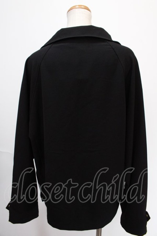 画像2: NO ID. / 襟付きジャケット  黒 Y-25-01-01-112-PU-TO-SZ-ZY (2)