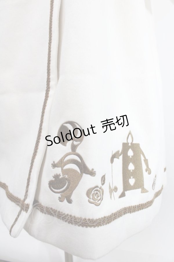 画像3: 【SALE】axes femme POETIQUE / ふしぎの国のアリスコート M 生成り Y-25-01-01-161-AX-CO-SZ-ZT-C041 (3)