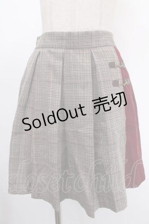 画像: axes femme / バイカラーキュロット M 茶 Y-25-01-01-162-AX-PA-SZ-OS