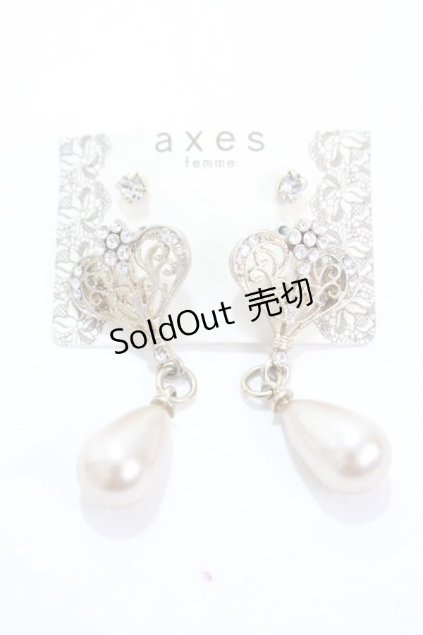 画像1: axes femme / ピアス   Y-25-01-10-001-AX-AC-SZ-ZY (1)