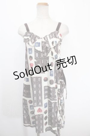 画像: MILK / Wrapチョコドレス  クリームベース Y-25-01-10-113-ML-OP-SZ-ZY