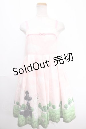 画像: Leur Getter / Dolly Poodleキャミソールワンピース  ピンク Y-25-01-10-127-LU-OP-SZ-ZY