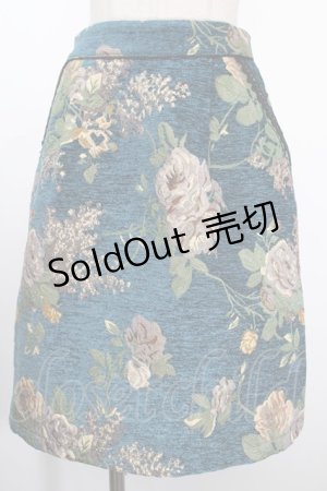 画像: axes femme / モールゴブラン台形スカートト M Bグリーン Y-25-01-10-200-AX-SK-SZ-ZT279