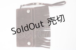 画像: HYSTERIC GLAMOUR / スエードフリンジウォレット  ブラウン Y-25-01-14-008-PU-ZA-SZ-ZY