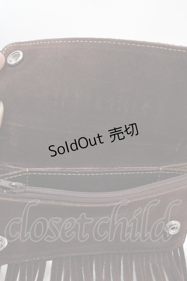 画像3: HYSTERIC GLAMOUR / スエードフリンジウォレット  ブラウン Y-25-01-14-008-PU-ZA-SZ-ZY (3)