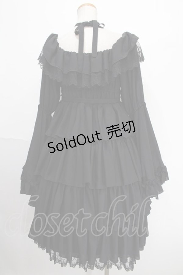 画像2: Vallee lys / Coquelicot dress (ミディアム)  ブラック Y-25-01-14-050-GO-OP-SZ-ZY (2)