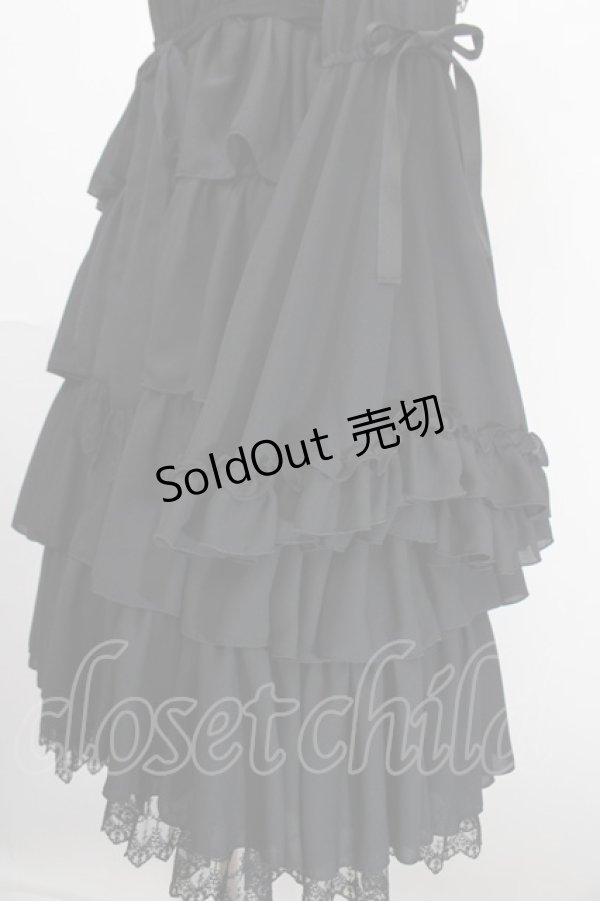 画像4: Vallee lys / Coquelicot dress (ミディアム)  ブラック Y-25-01-14-050-GO-OP-SZ-ZY (4)
