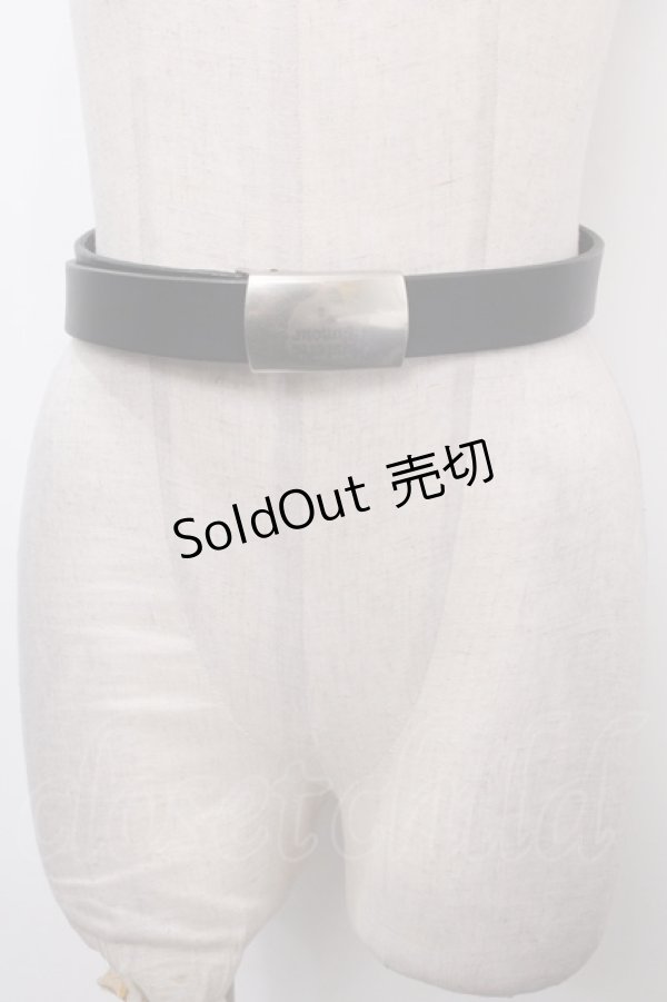 画像1: HYSTERIC GLAMOUR / レザーベルト  黒 Y-25-01-14-009-PU-ZA-SZ-ZY (1)
