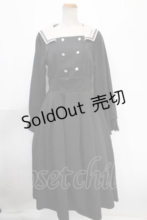 画像: m petit by misako / サンリオキャラクターズコラボ クロミセーラーワンピース M 中黒 Y-25-01-14-060-LO-OP-SZ-ZT440