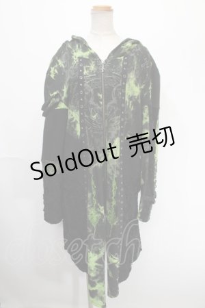 画像: Ozz conte / ムラ柄ロングパーカー   Y-25-01-14-061-OO-TO-SZ-ZT442