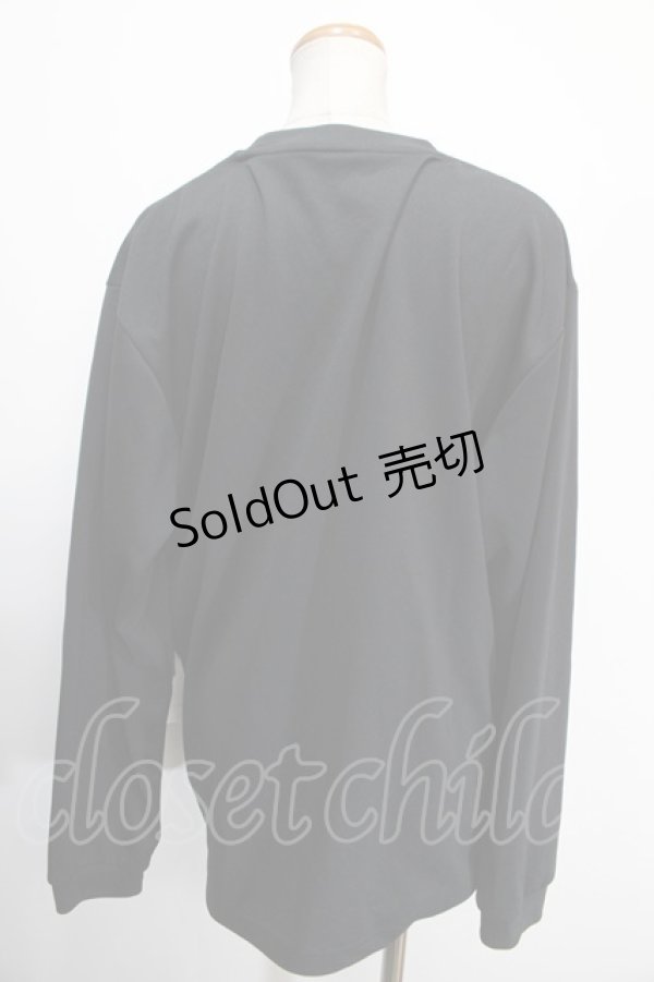 画像2: NieR Clothing / プリント長袖Tシャツ LL 黒 Y-25-01-16-046-PU-TS-SZ-ZY (2)