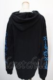 画像2: NieR Clothing / プリントプルパーカー  黒×青 Y-25-01-16-058-PU-TO-SZ-ZT254 (2)