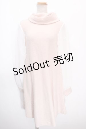 画像: Ank Rouge / スピンドルフレアーニットワンピース M ピンク Y-25-01-16-064-CA-OP-SZ-ZT218