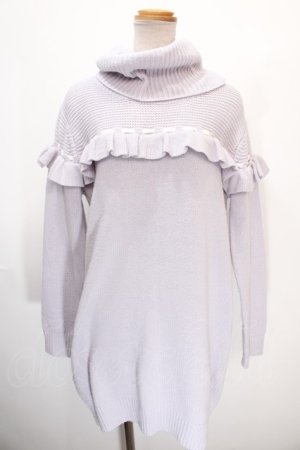 画像: Honey Cinnamon / ニットワンピース M ラベンダー Y-25-01-16-068-LO-OP-SZ-ZT324