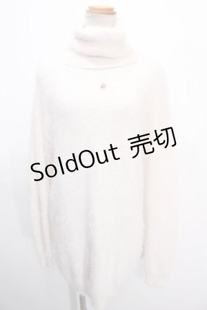 画像: 【SALE】Ank Rouge / ドットチュール切替ニットワンピース M アイボリー Y-25-01-16-082-CA-OP-SZ-ZT338