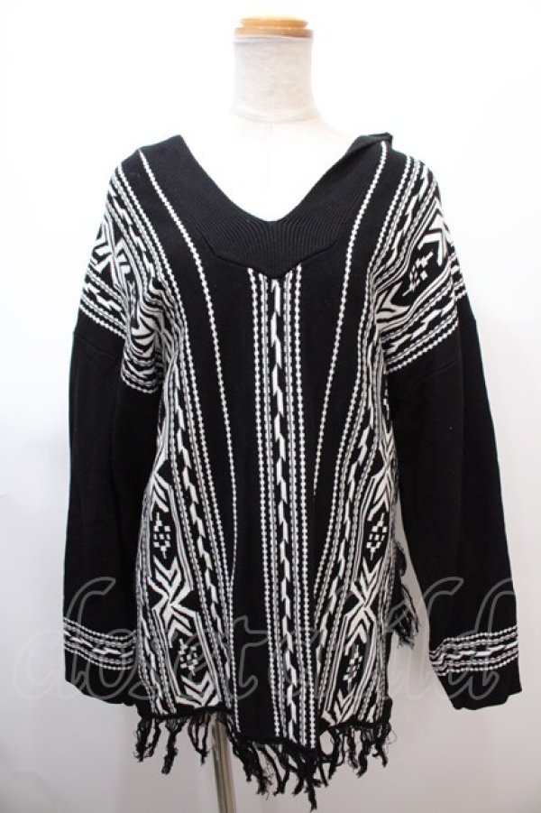 画像1: CIVARIZE / ドレープニットプルオーバー F ブラック Y-25-01-22-107-GO-TO-SZ-ZY (1)